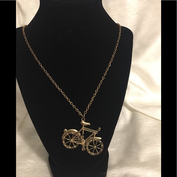 Bronze Bike Necklace - Picture 2 of 6